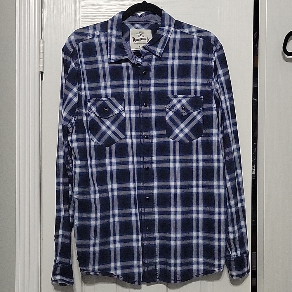Roebuck & Co Men's Western Button up